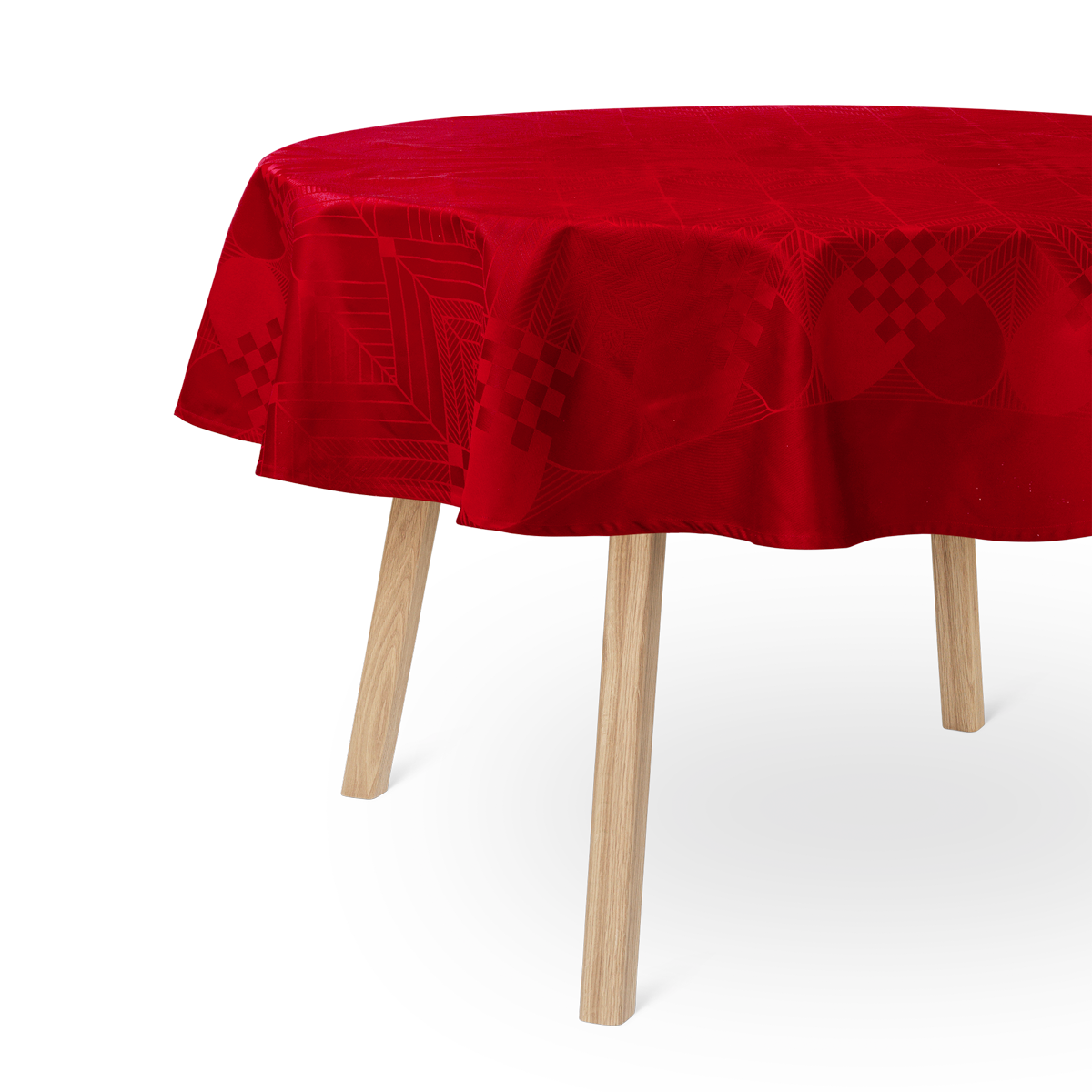 Rond kersttafelkleed