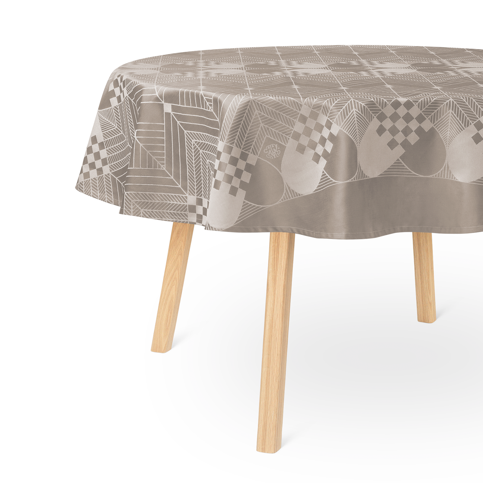 Rond kersttafelkleed