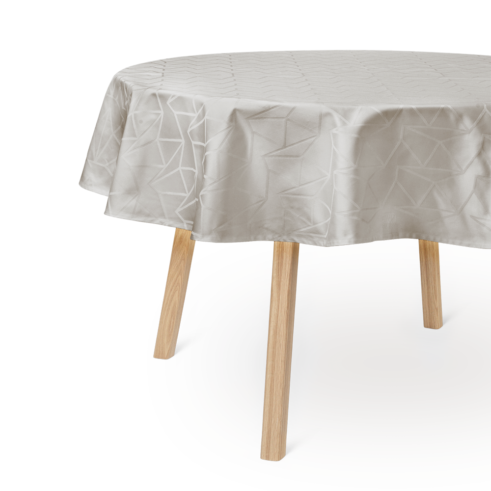 Rond damast tafelkleed