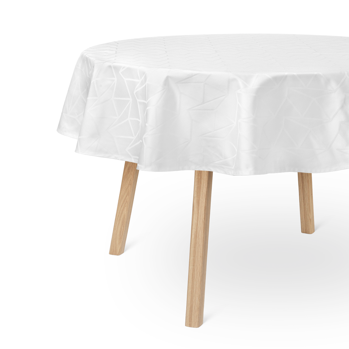 Rond damast tafelkleed