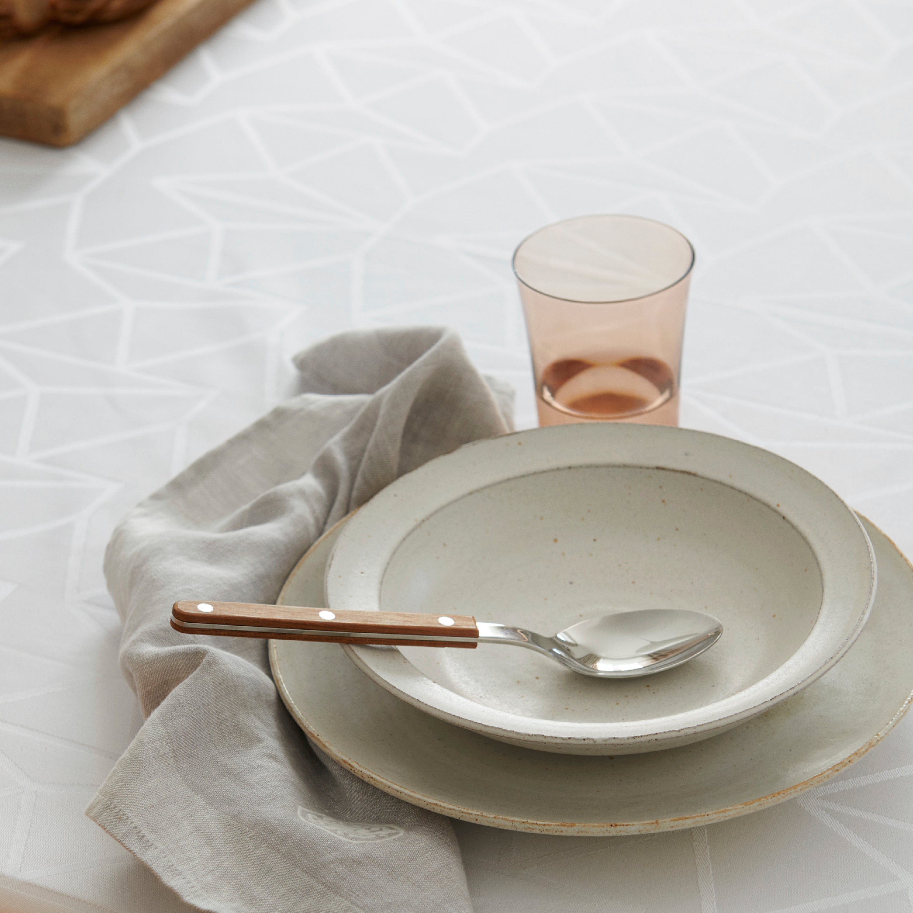 Rond damast tafelkleed