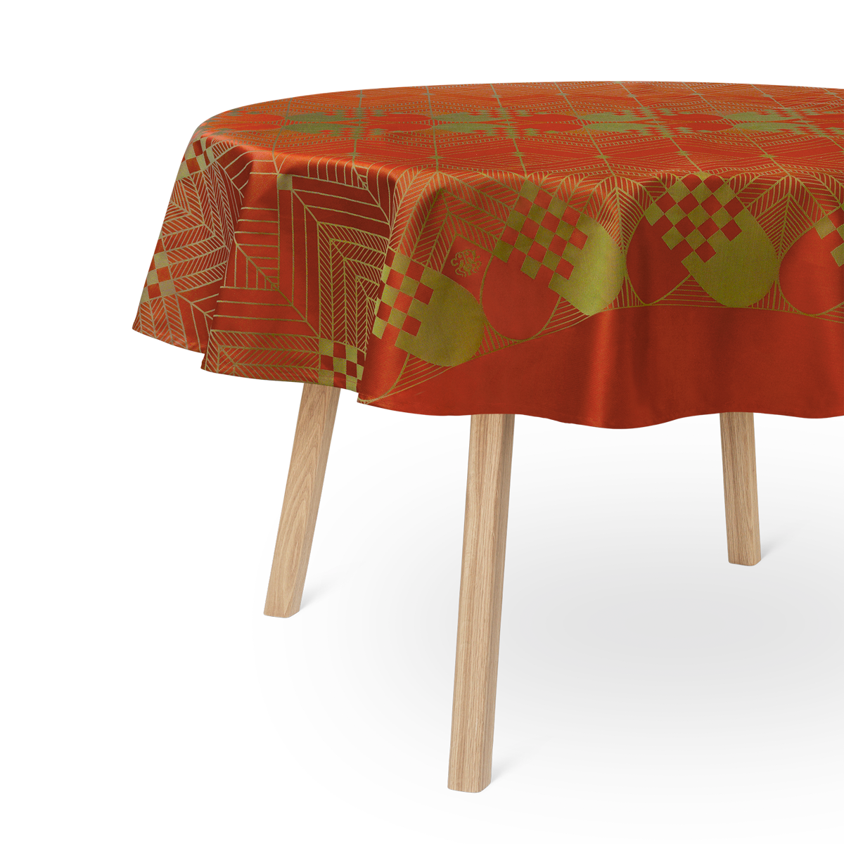 Rond kersttafelkleed