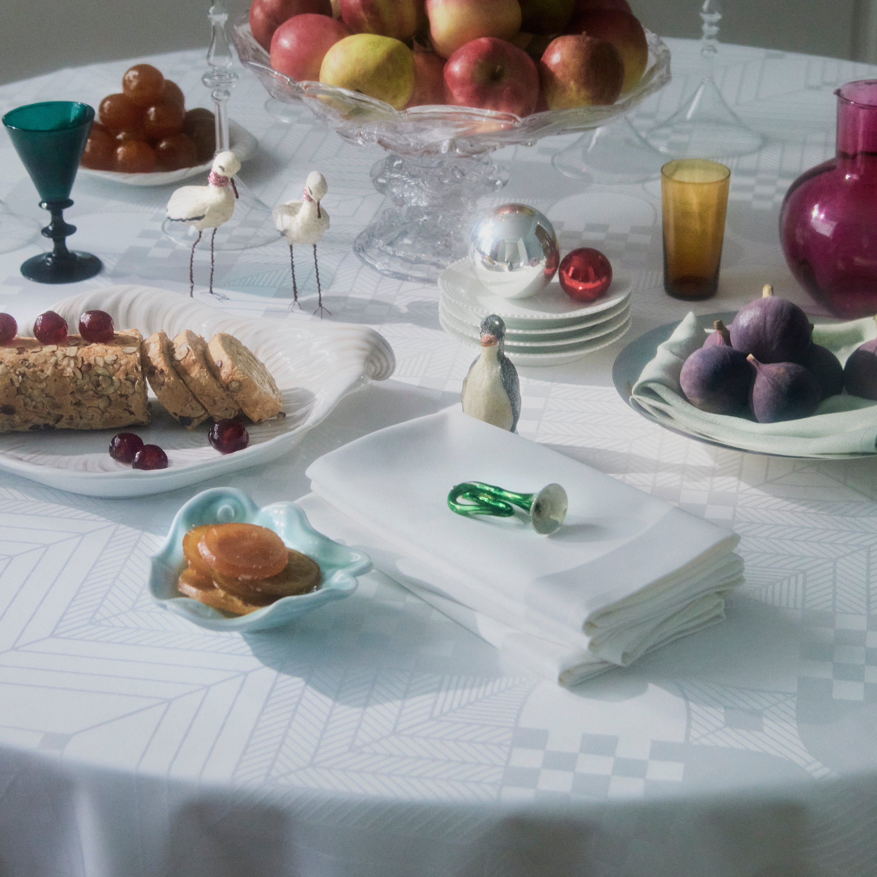 Rond kersttafelkleed