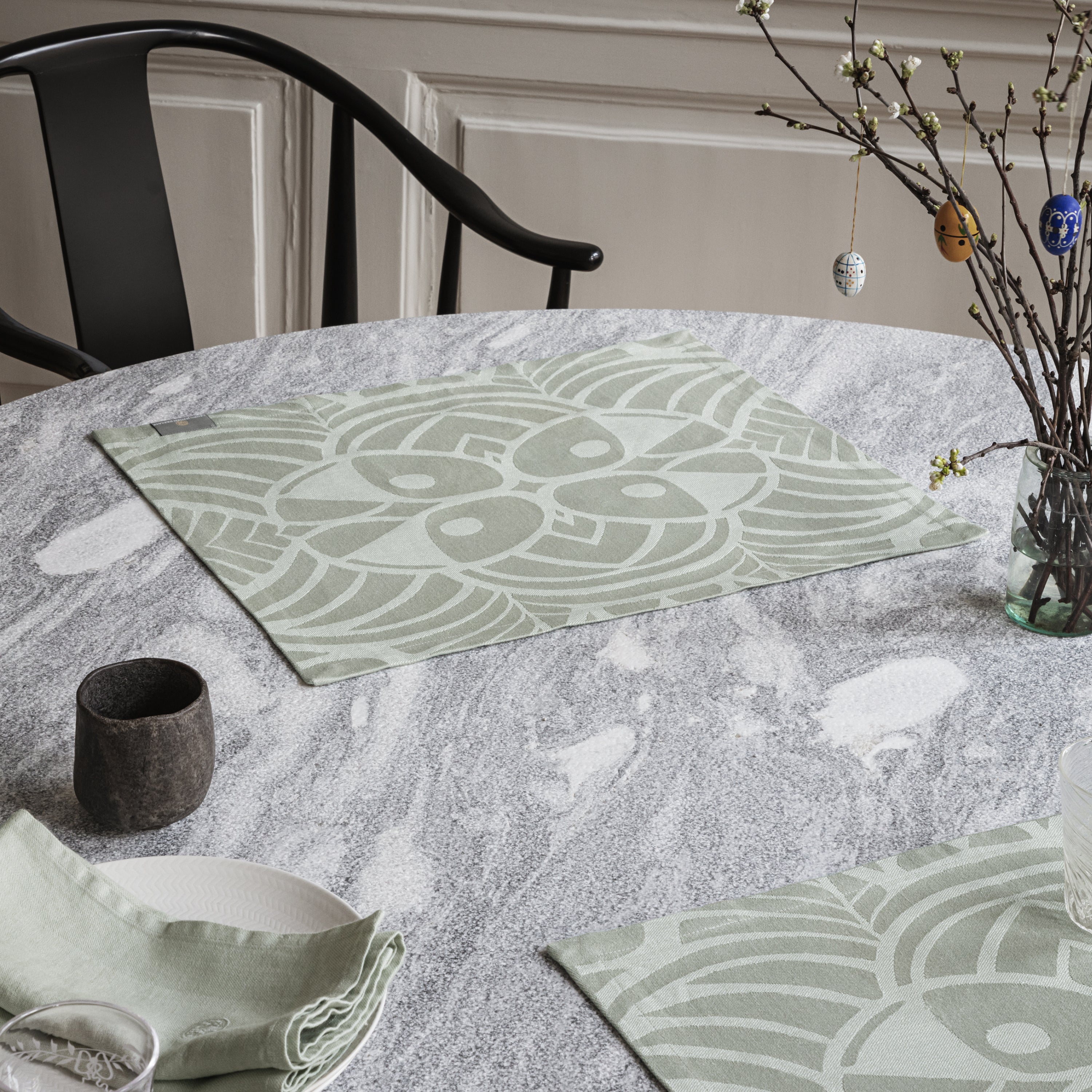 2 rustieke paas placemats