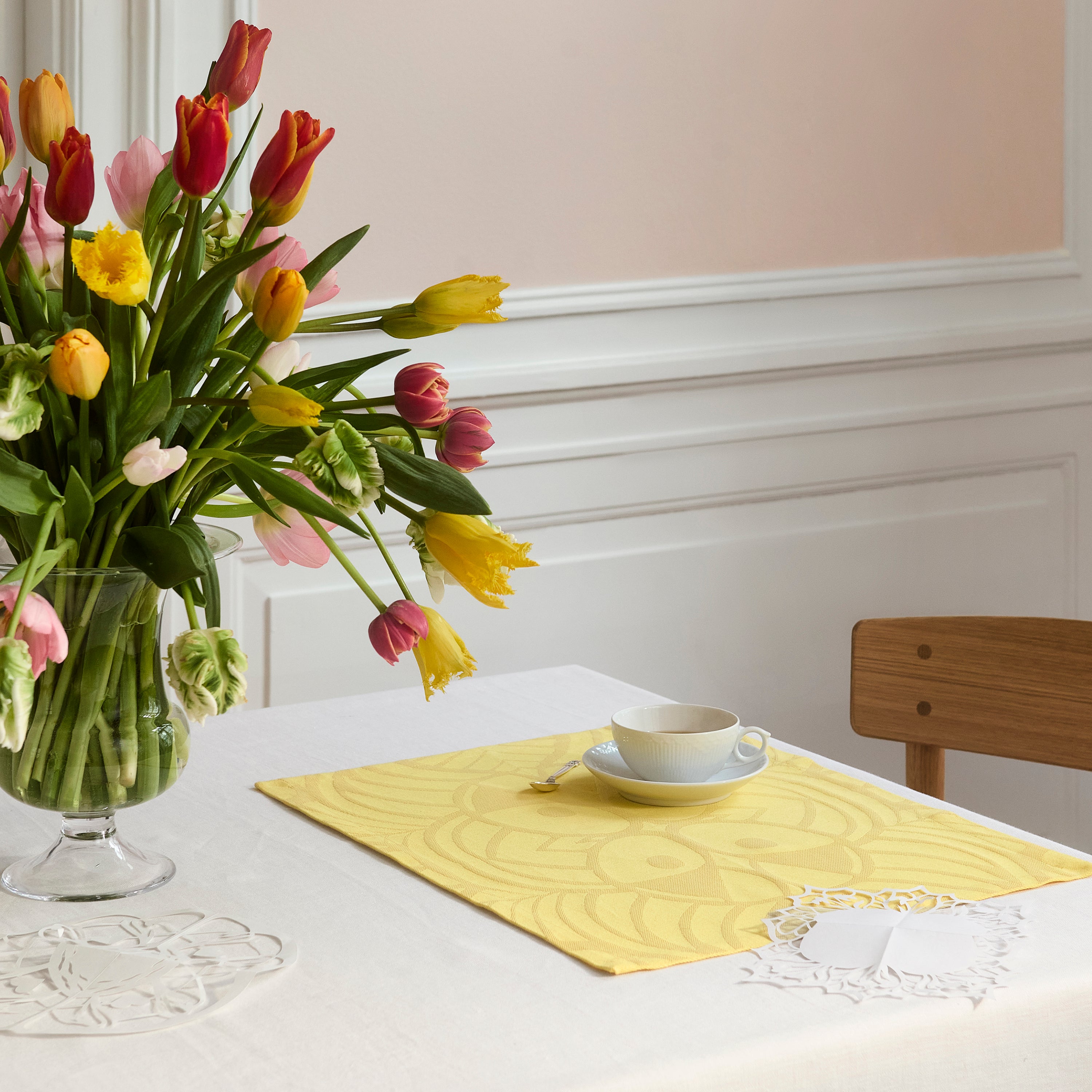 2 rustieke paas placemats