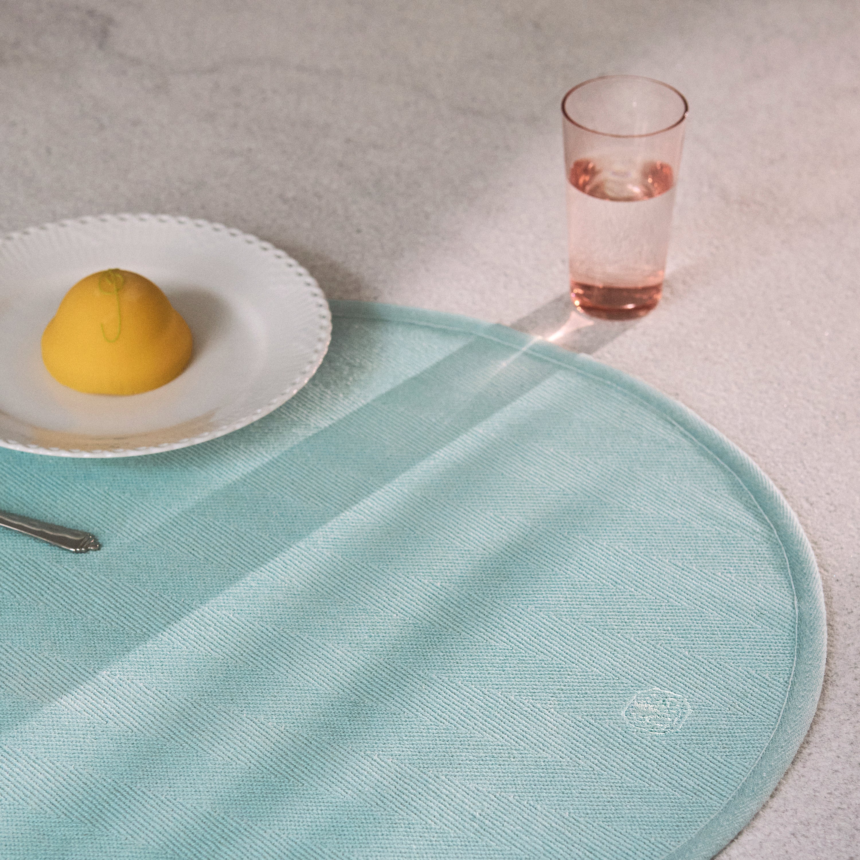 2 ronde placemats