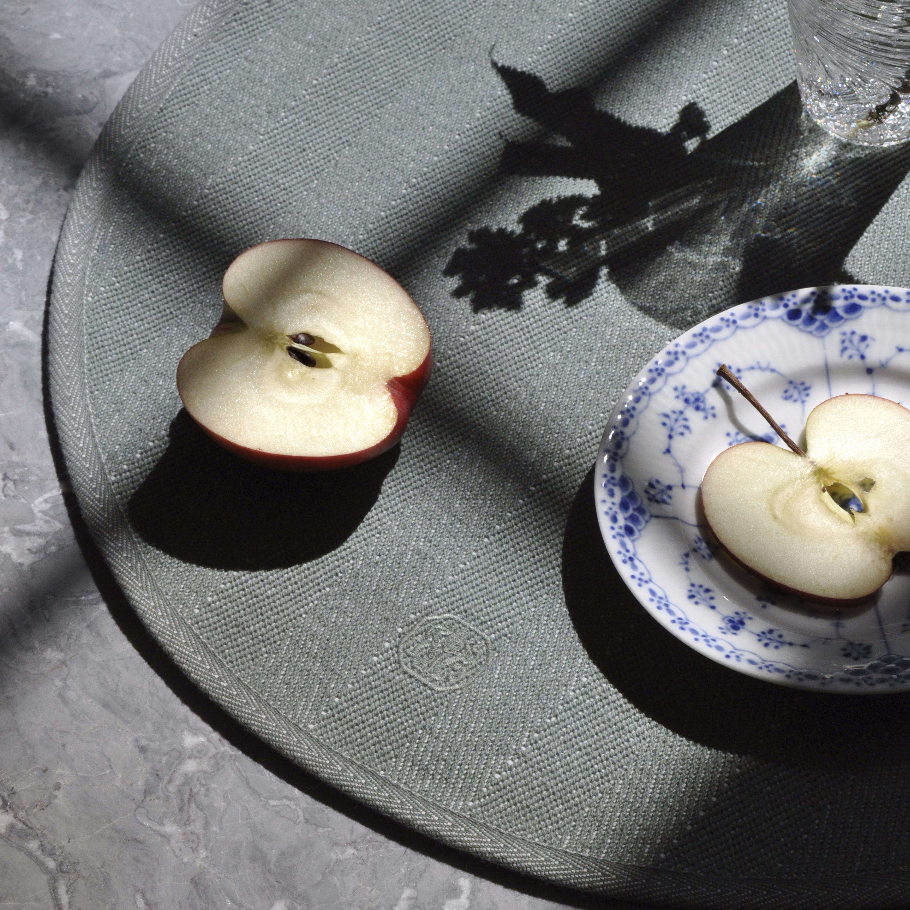 2 ronde placemats