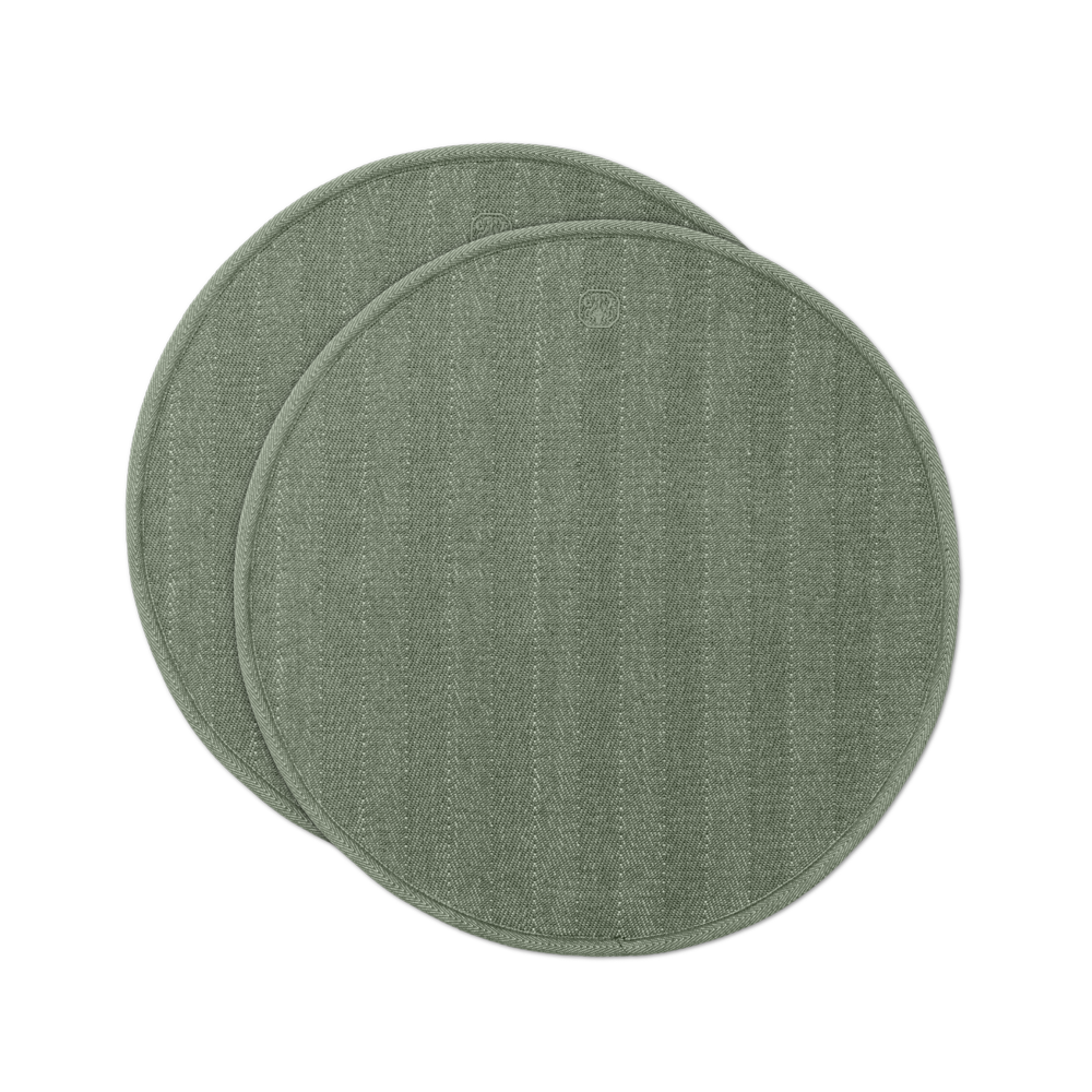 2 ronde placemats