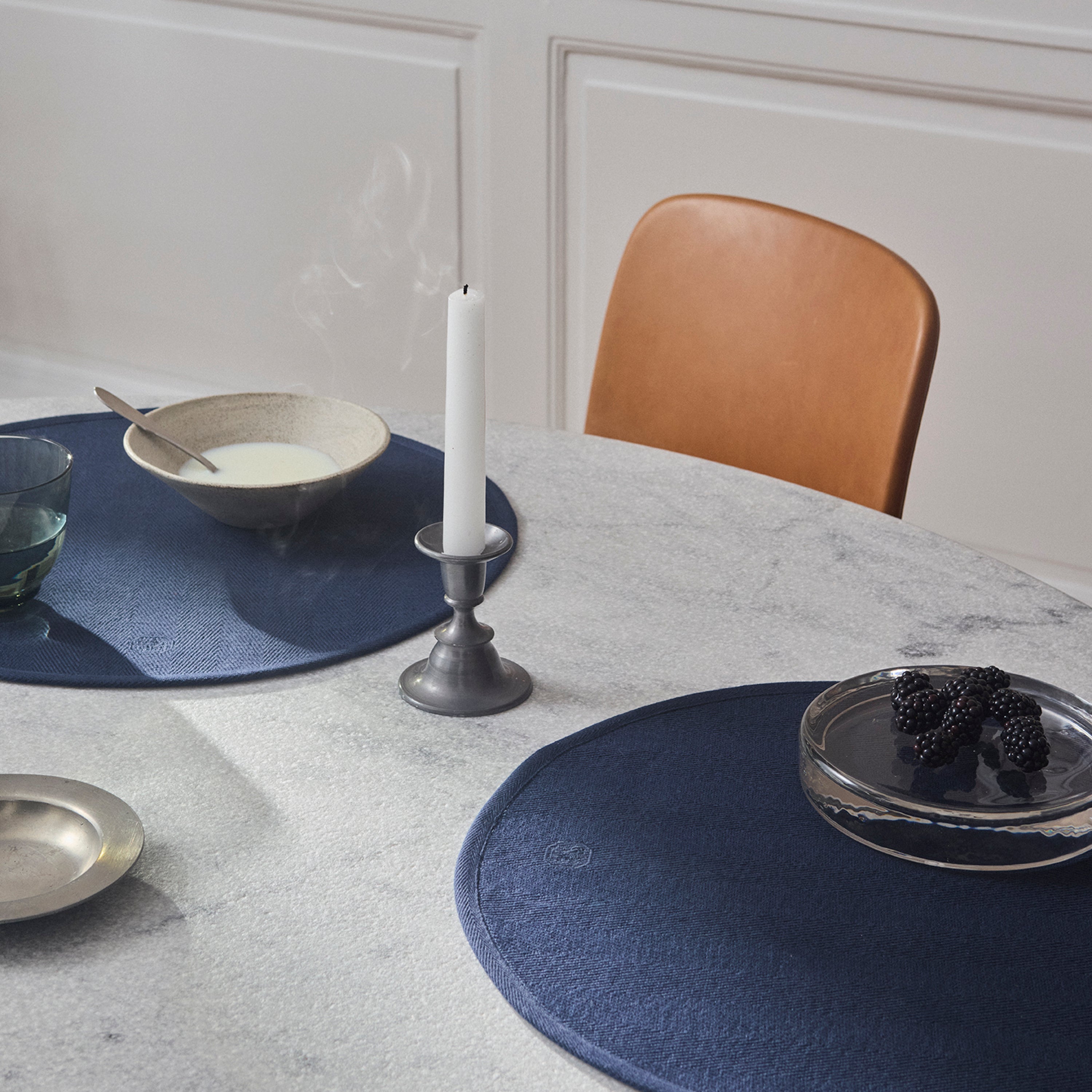 2 ronde placemats