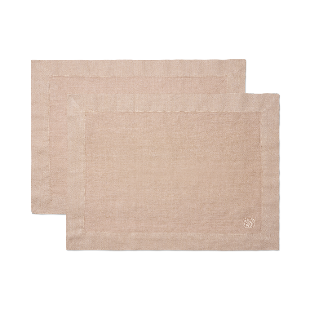 2 linnen placemats