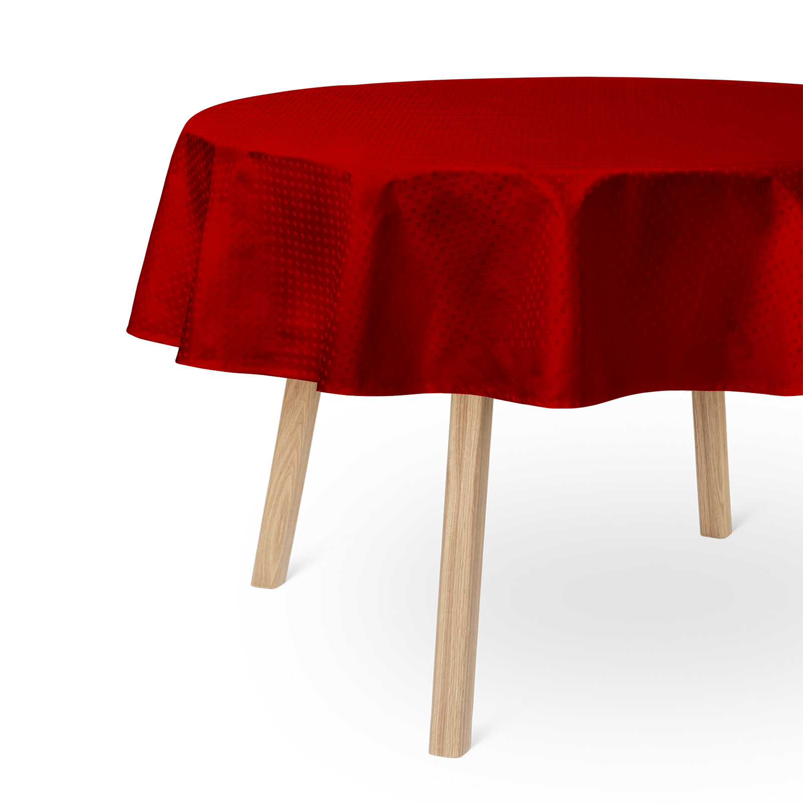 Rond damast tafelkleed