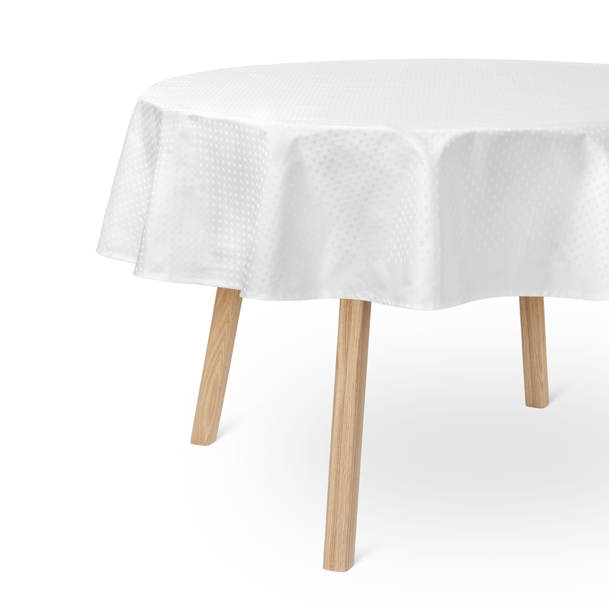 Rond damast tafelkleed