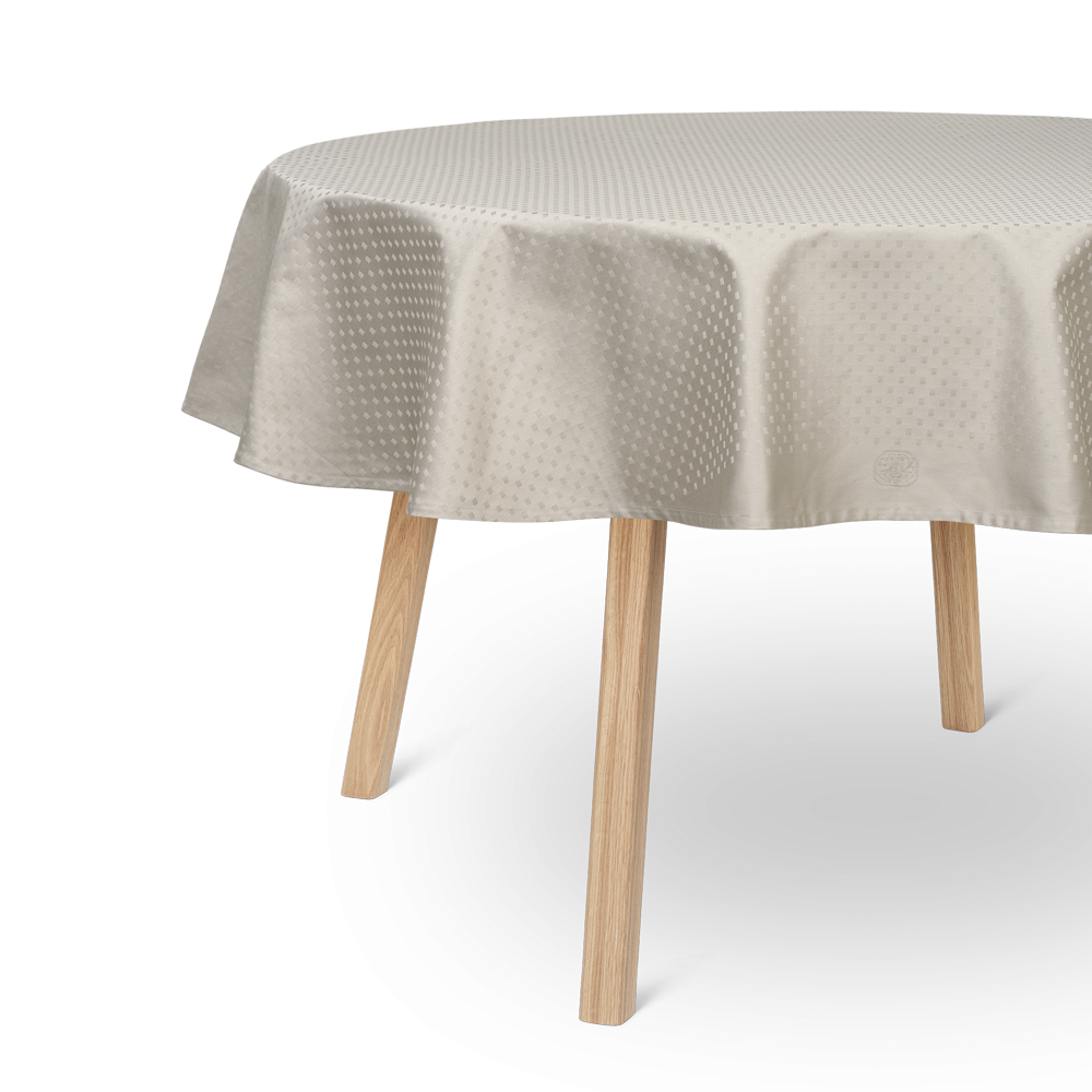 Rond damast tafelkleed